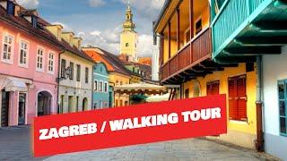 4K Daytime and Evening Walk in Zagreb, Capital of Croatia - Exploring Croatia's Capital City on foot