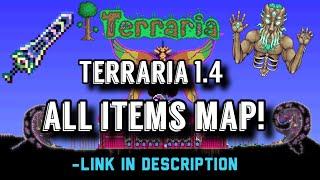 Best Terraria 1.4 All Items Map! (ANDROID/IOS) (LINK IN DESCRIPTION) | Terraria 1.4