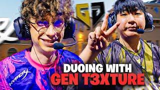 DUOING WITH GEN T3XTURE IN RANKED !!! | PRX SOMETHING