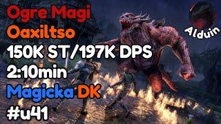 Oaxiltso HM 2:10 fight - 150k/197k DPS Magicka Dragonknight | Scions of Ithelia