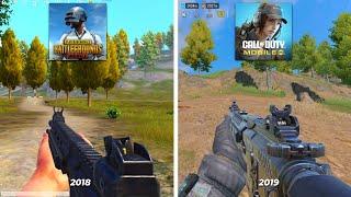 Pubg Mobile vs Call of Duty Mobile - Details and Physics Comparison