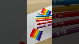 DIY amazing rainbow art 