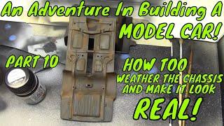 How To Do Real Looking Weathering a Model Car Chassis.(AIBMC Part 10)