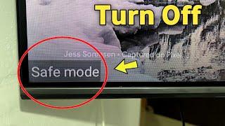 Smart Tv Me Safe Mode Kaise Band Kare | Google Tv me Safe Mode Kaise Off Kare