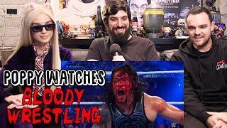 Poppy Watches Bloody Wrestling With Wrestling Sheet