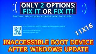 How to Fix Automatic Repair Loop in Windows 10/11 with Inaccessible Boot Device Blue Screen Error