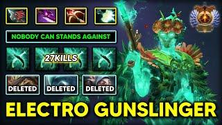 ELECTRO GUNSLINGER CARRY Muerta 27Kills Mjollnir + Silver Edge Build 100% No Physical Allowed Dota 2