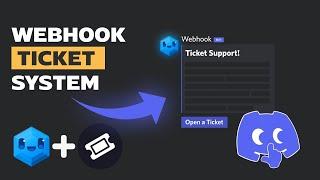 How To Make Webhook Ticket System Using Sapphire and Ticket Tool | Sapphire Ticket System