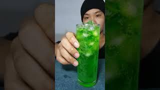 ASMR ] drinking cold mirinda soda  [ice ASMR ] refreshing | SATISFACTION [ MOUTHSOUNDS ]