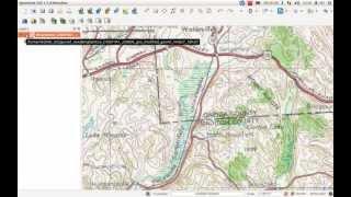 quick and dirty: georeference a map in QGIS