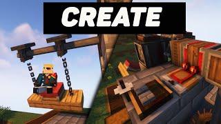 КАЧЕЛИ с модом Create 1.16.5 / 1.18.2 / 1.19.2 (Minecraft java)