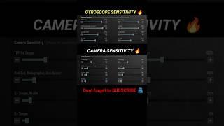  BGMI Scope Setting 2x 3x 4x 6x 8x | New Best Sensitivity Settings | No Recoil Sensitivity  #shorts