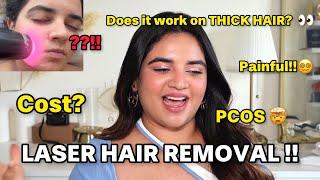 EVERYTHING you need to know about LASER HAIR REMOVAL 🫣 | Cost? PCOS friendly? Results?