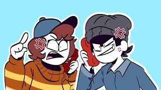 Spooky Month- Ross and Roy fight over the phone (animatic)
