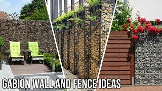 Top Gabion Wall and Fence Ideas For Your Outdoor Area