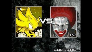 Mugen Final Super Sonic (V2) vs Dark Donald