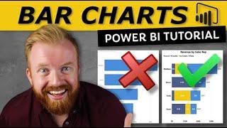 How to make Bar Charts | Microsoft Power BI | Tutorial for Beginners