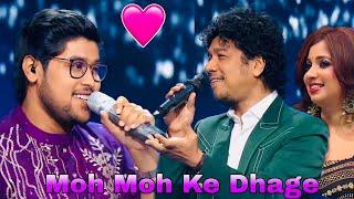 Papon X Subhjit Soulful Mohh Mohh Ke Dhage Performance | Indian Idol 15 | Reaction