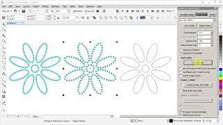 Circles on Curves  -  CorelDRAW macro - Demo 04