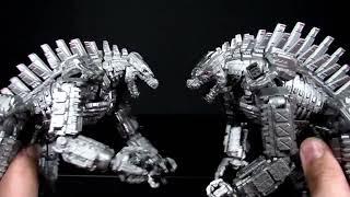 Bootleg SH MonsterArts Godzilla VS Kong MechaGodzilla 2021 Compared To Original - Collectible Wars