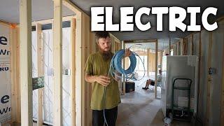 Pulling Wire - Salvaged Mobile Home Rebuild