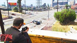 GTA 5 | Police Fight by Trevor | Five Stars Escape (RDE 4.0.1 Expansion)