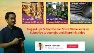 #04 | Autodesk Inventor:Frame Generator & Welding Structure| Hanafi Abdullah