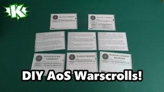 DIY AoS Warscroll Cards
