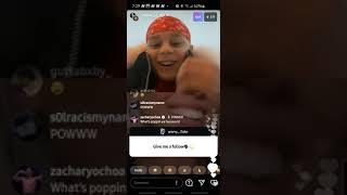 lil agz going viral on ig live