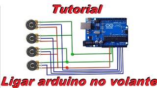 Tutorial ligação do arduino no volante