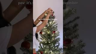 When do you put up your Christmas tree??  | Set up my Christmas tree with me