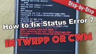 Fix TWRP Updater process ended with ERROR  7