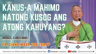 "Kanus-a mahimo natong kusog ang atong kahuyang?" - 7/7/2024 Misa ni Fr. Ciano Ubod sa SVFP.