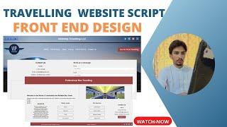 Best Travell website Design in  HTML, CSS, JavaScript #websitedevelopment #frontenddesign