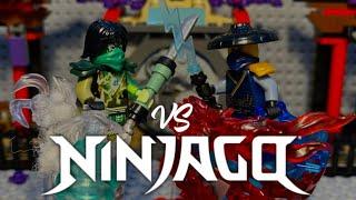 Ninjago dragon rising season￼ 3 forbidden jay vs morro ️️#ninjago#legostopmotion  ￼