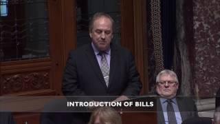 Andrew Weaver introducing Workers Compensation Bill