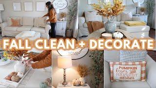 FALL CLEAN + DECORATE WITH ME 2021 | COZY AUTUMN/ FALL HOME DECORATING IDEAS & Cleaning Motivation!