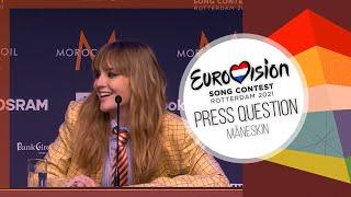 PRESS QUESTION ► Måneskin (Italy Eurovision 2021)