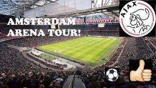 Amsterdam ArenA Stadium Tour (Ajax Home Soccer - Travel Video)Johan Cruyff