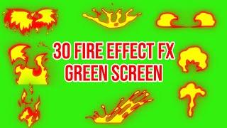 Top 30 || Green Screen Fire Element Effect FX|| by Green Pedia