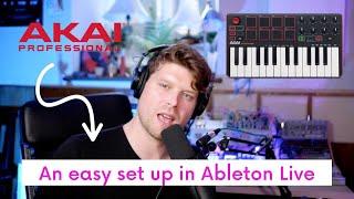 How to Setup the AKAI MPK MINI MK3 in Ableton Live: an Easy Guide