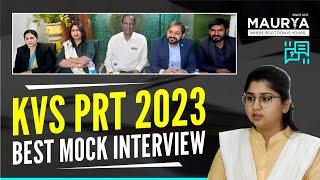 KVS PRT Mock Interview 2023 l Interview important questions l #preparation #kvs #interview #prt