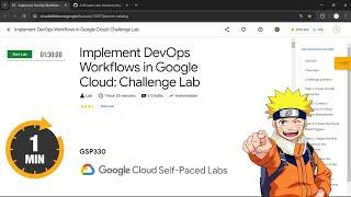 Implement DevOps Workflows in Google Cloud: Challenge Lab | #qwiklabs | #GSP330