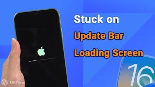 iOS 17/ iOS 16 iPhone Stuck on Update Bar/Loading Screen