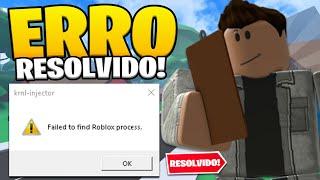 Como Resolver failed to find Roblox process krnl-injector do Roblox!