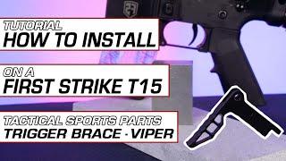 Tutorial - How to install - First Strike T15 - Trigger  BRACE/VIPER [GER / ENG SUB]