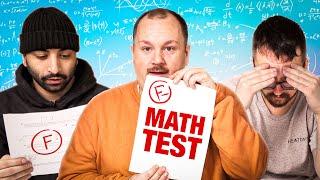 Grown Men Take An 8th Grade Math Test!