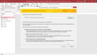 How to Import Excel Spreadsheet Data into MS Access Table - Office 365