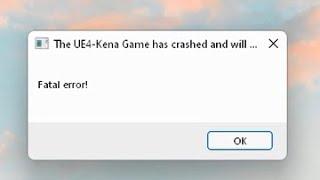 FIX Kena Bridge of Spirits (fatal error!) The UE4-Kena Game has crashed
