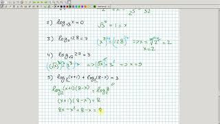 Logarifmga doir bo'lgan misollar. Logarifmik tenglama, tengsizliklarni yechish. Algebra 10. 55-dars